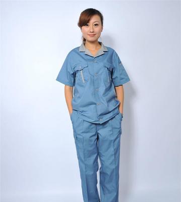 深圳寶安制衣廠直供 工作服 廣告衫 職業套裝 團體裝 勞保工裝2